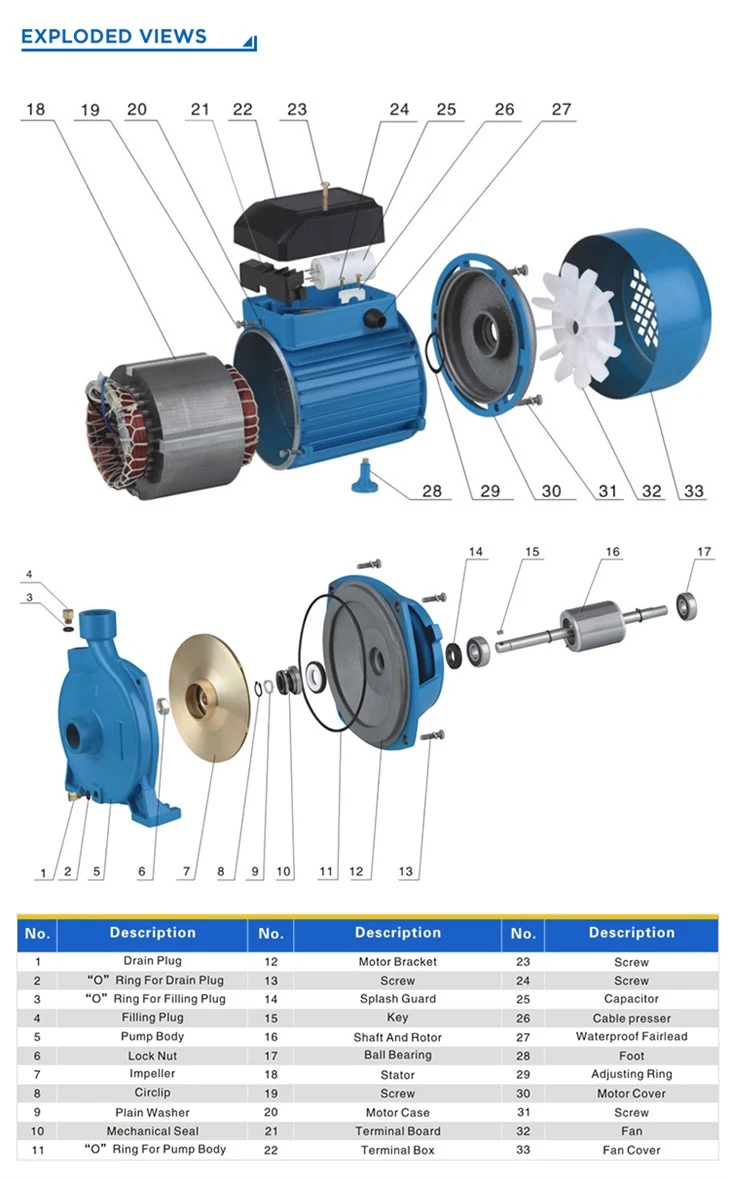 CPM-130 0.37kw 0.5HP Rise 17m Best Price Centrifugal Electric Water Cpm Pump Agricultural Irrigation suppliers